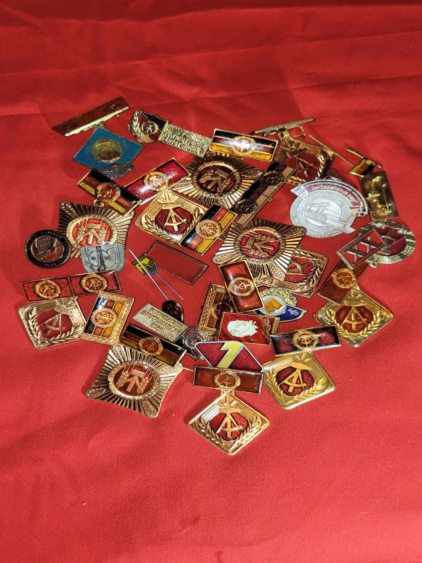 East German DDR NVA Military Pin