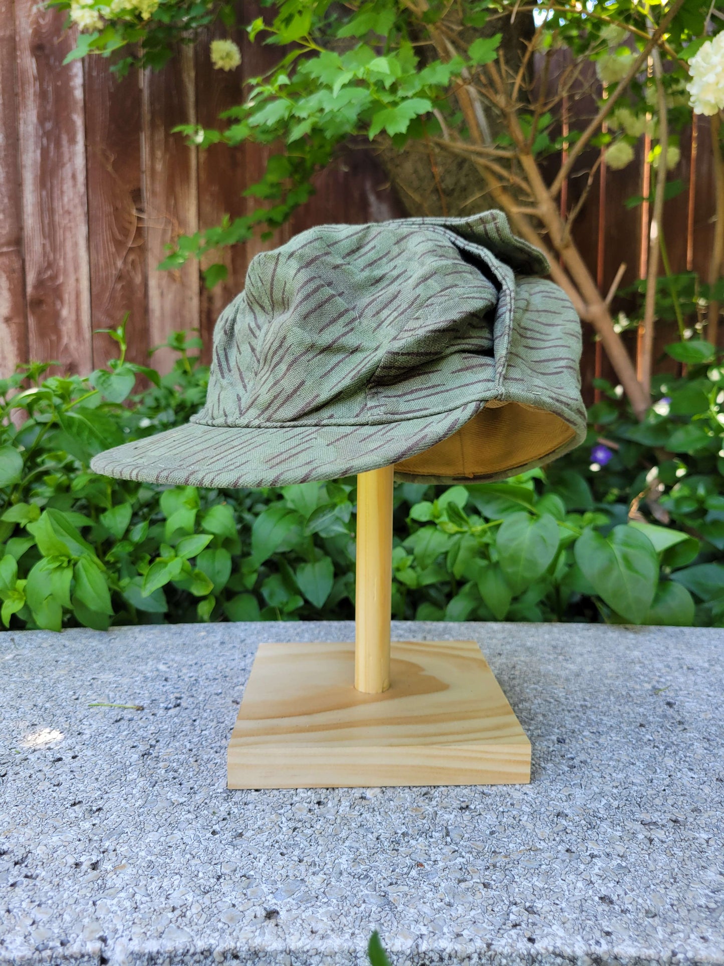 Czechoslovakian Army Camo M60 Vz60 "Raindrop" Cap 57CM