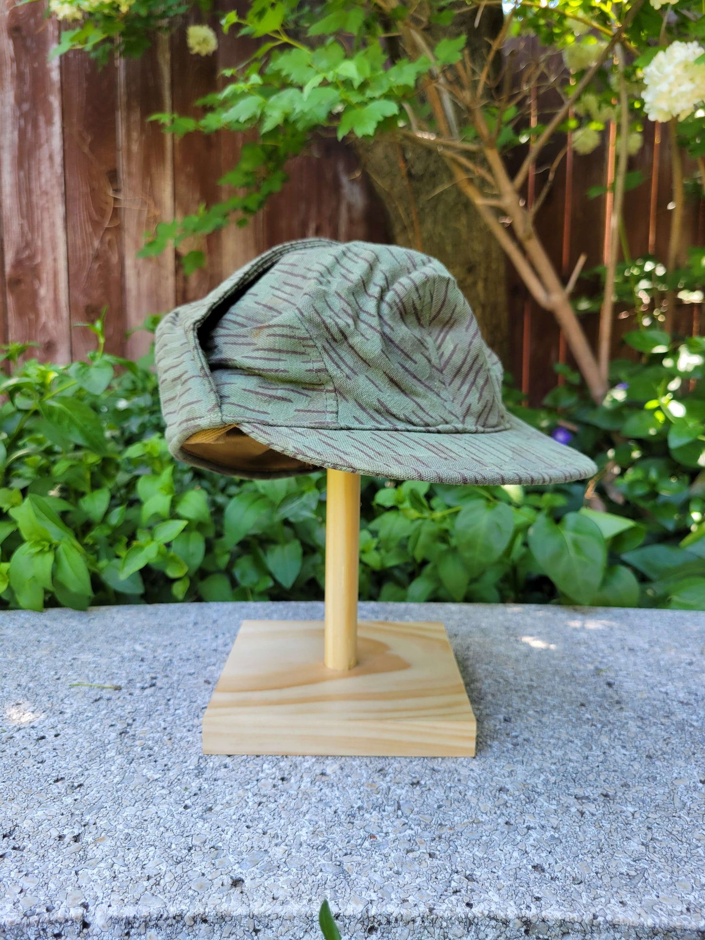 Czechoslovakian Army Camo M60 Vz60 "Raindrop" Cap 57CM