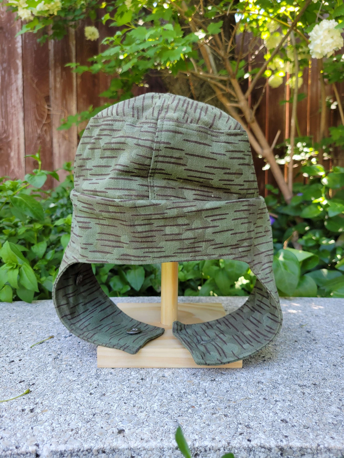 Czechoslovakian Army Camo M60 Vz60 "Raindrop" Cap 57CM