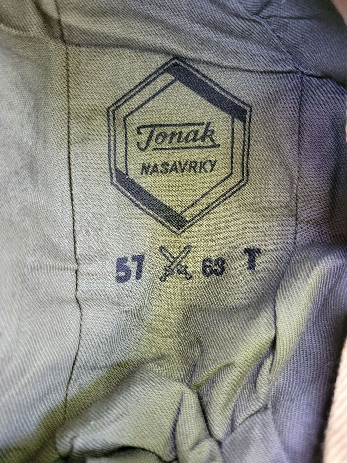 Czechoslovakian Army Camo M60 Vz60 "Raindrop" Cap 57CM