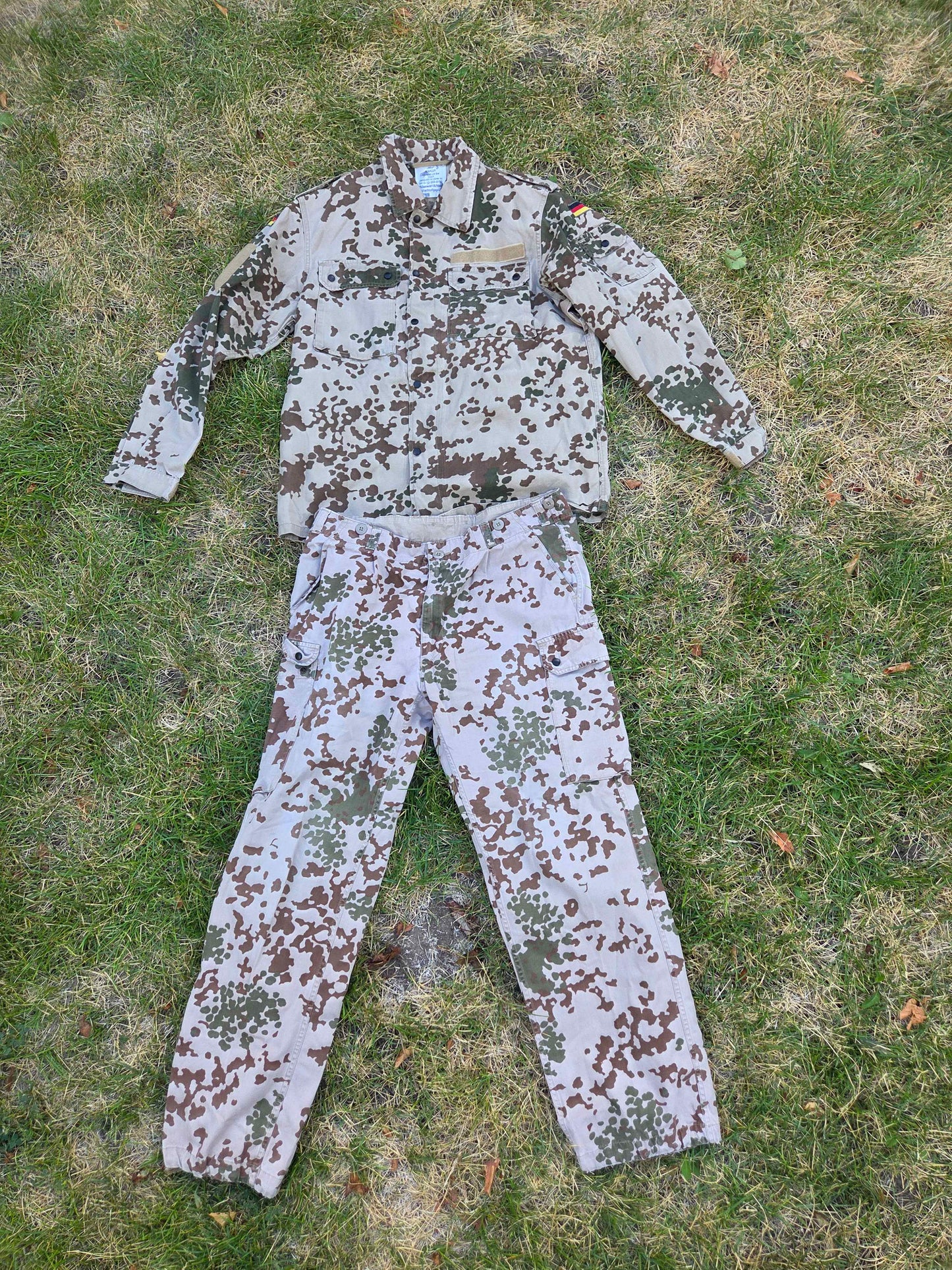 German Tropentarn Complete Camo Uniform Jackets + Pants