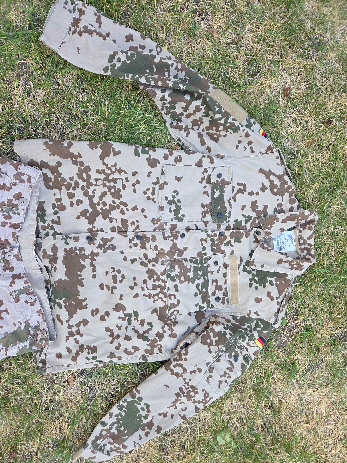 German Tropentarn Complete Camo Uniform Jackets + Pants