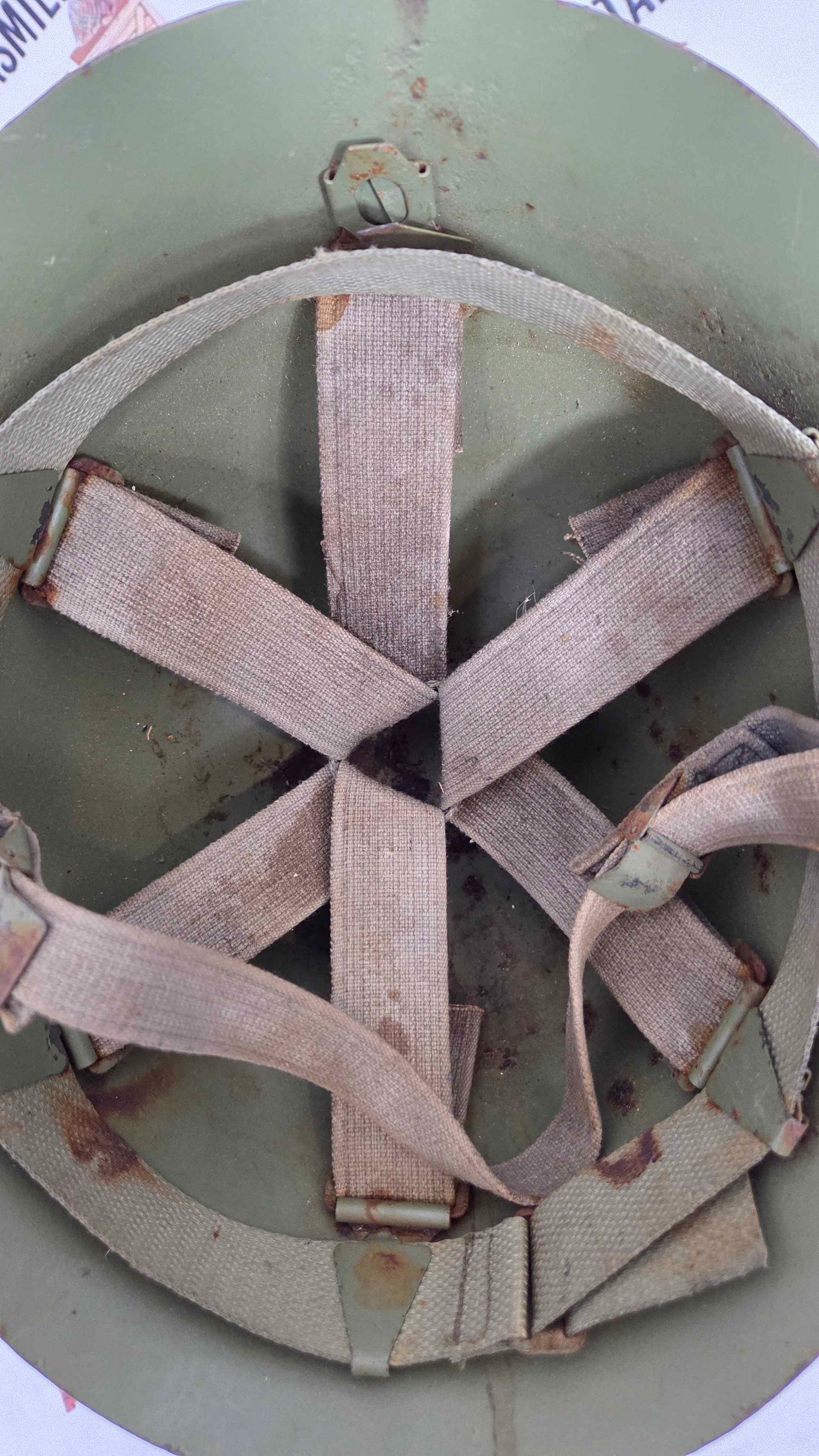 Croatian Yugoslav M59 army helmet w/ decal