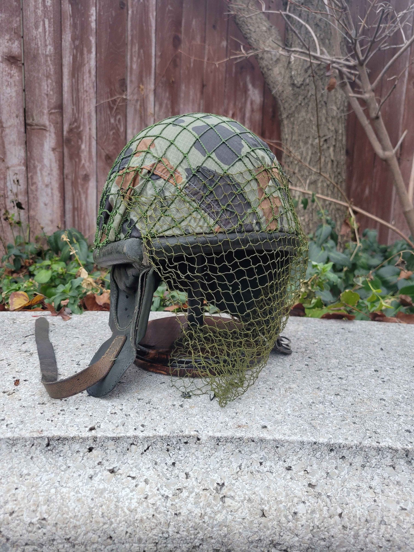 Polish wz.63 Helmet w/ Żaba Helmet Cover & Net