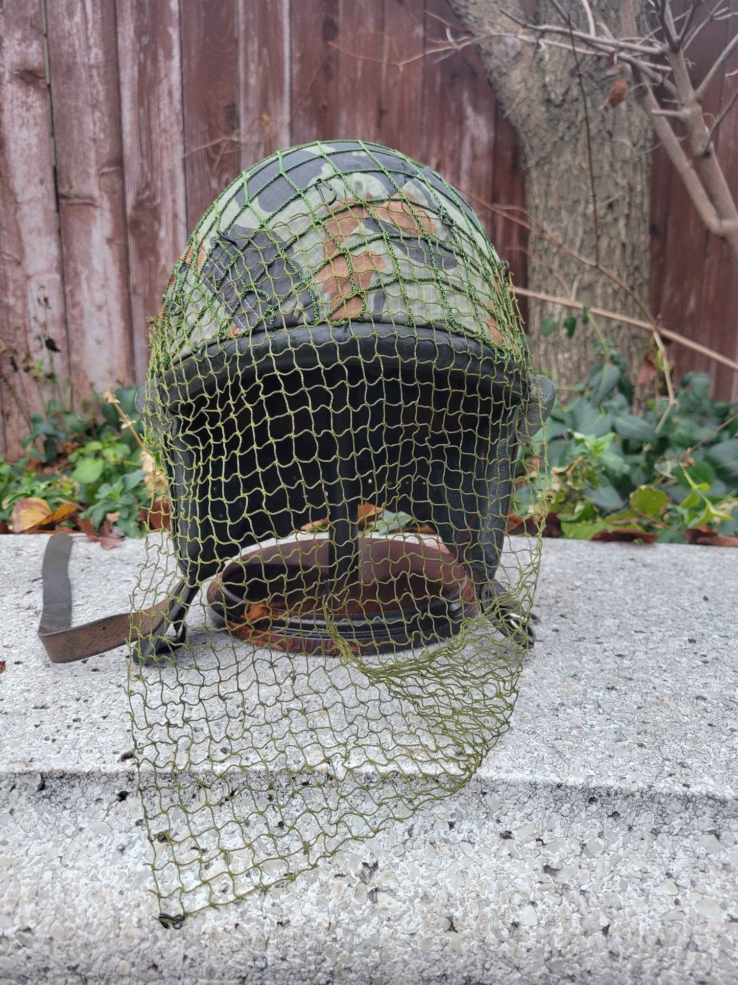 Polish wz.63 Helmet w/ Żaba Helmet Cover & Net