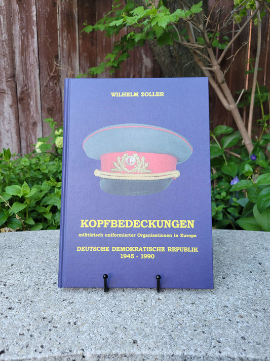 Military Headgear book of the DDR & Occupation Zone by Wilhelm Zoller
