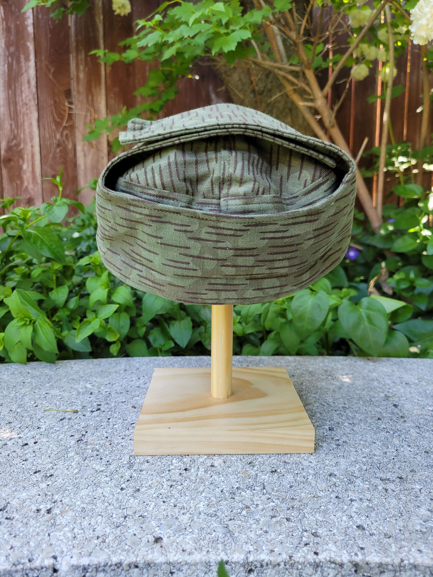 Czechoslovakian Army Camo M60 Vz60 "Raindrop" Cap 57CM