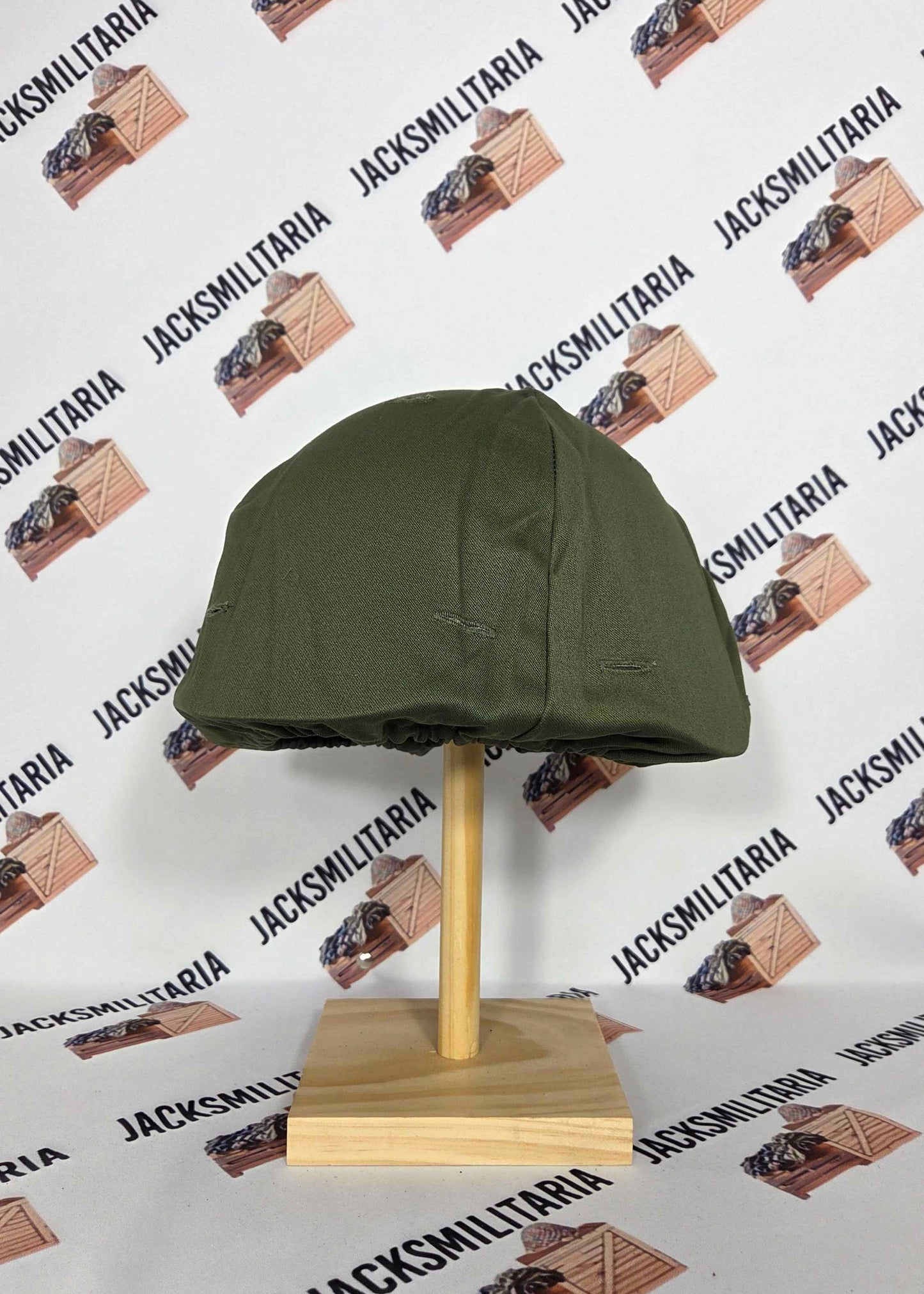 Hungarian NOS M90 Helmet w/ Green OD Camo Cover