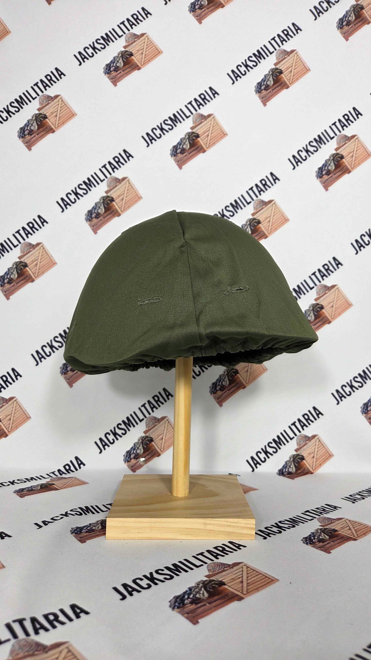 Hungarian NOS M90 Helmet w/ Green OD Camo Cover