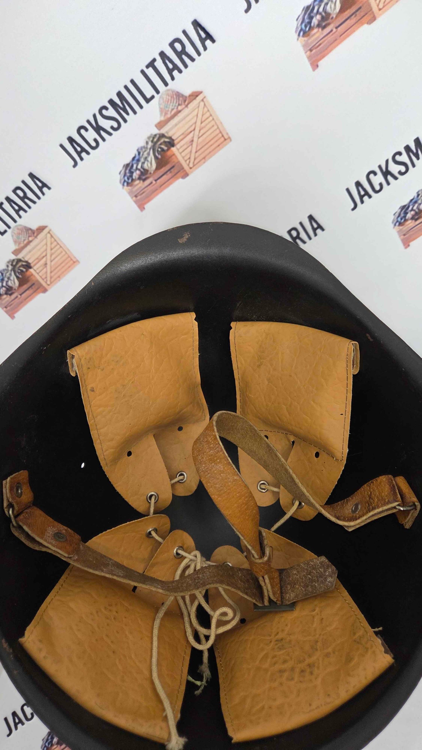 Czech Vz Black FireFighter Helmet SSh-39 Repurposed