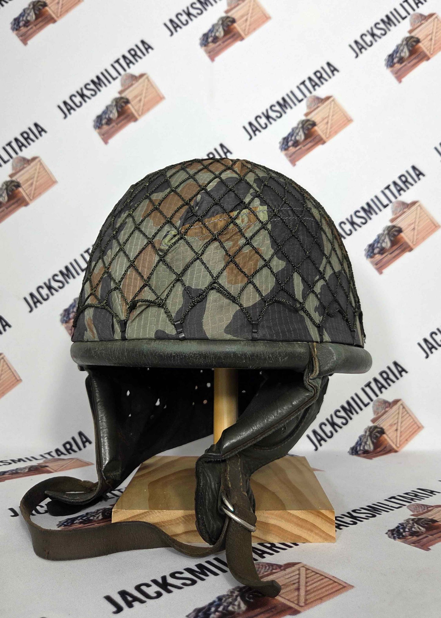 Polish wz.63 Helmet w/ Żaba Helmet Cover & Net