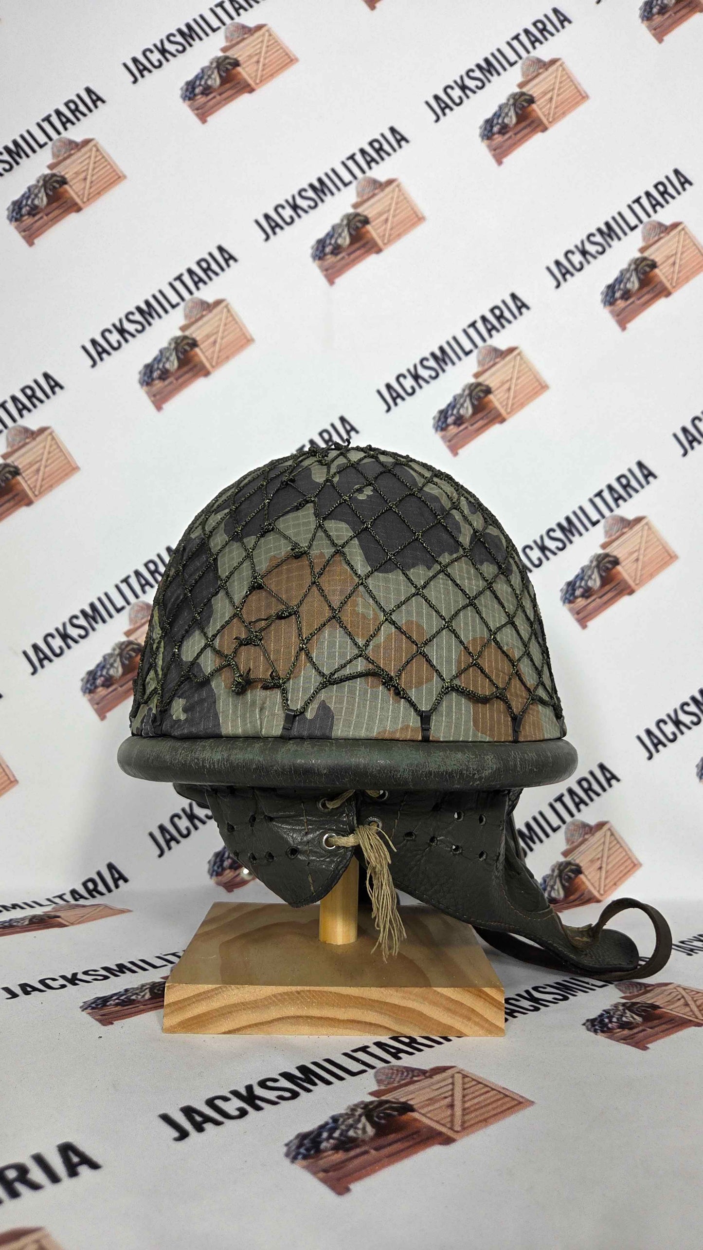 Polish wz.63 Helmet w/ Żaba Helmet Cover & Net