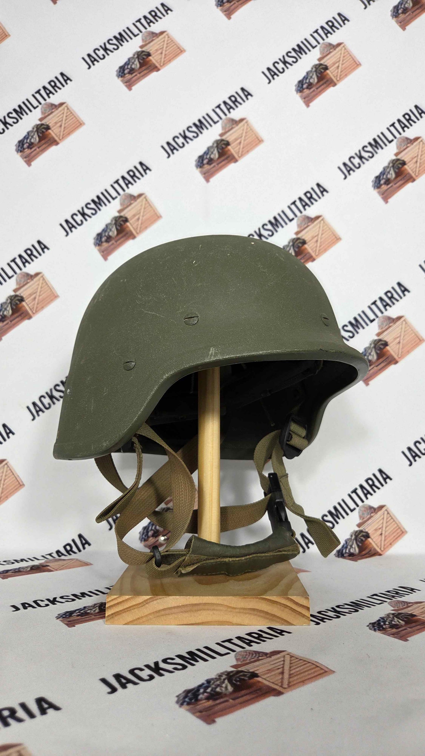 Italian SEPT2 SISTEMA COMPOSITI Helmet w/ Somalian Mimetico Deserto Cover