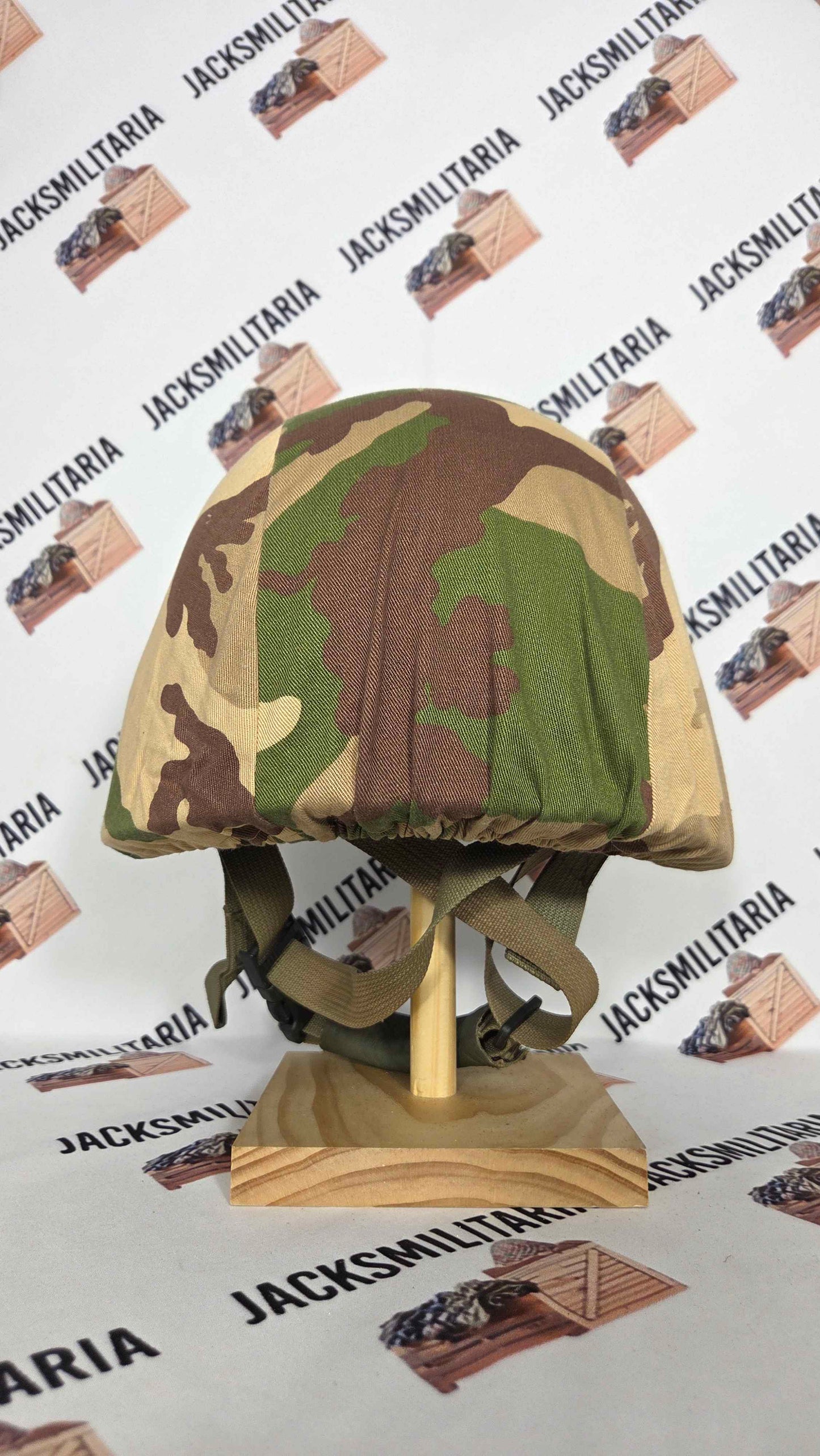 Italian SEPT2 SISTEMA COMPOSITI Helmet w/ Somalian Mimetico Deserto Cover