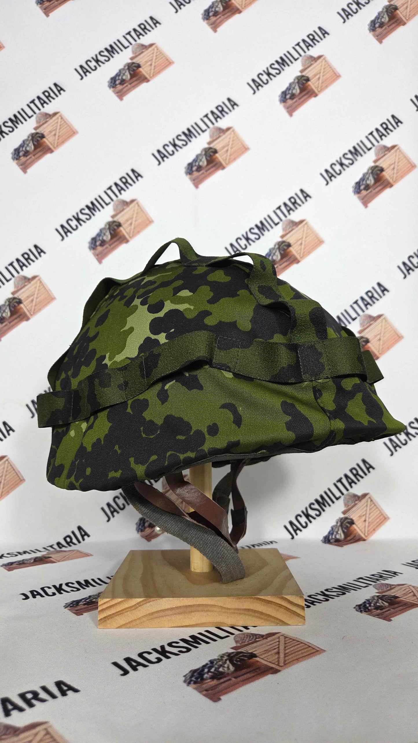 Danish Army M1 Helmet w/ Early M/84 Helmet Cover