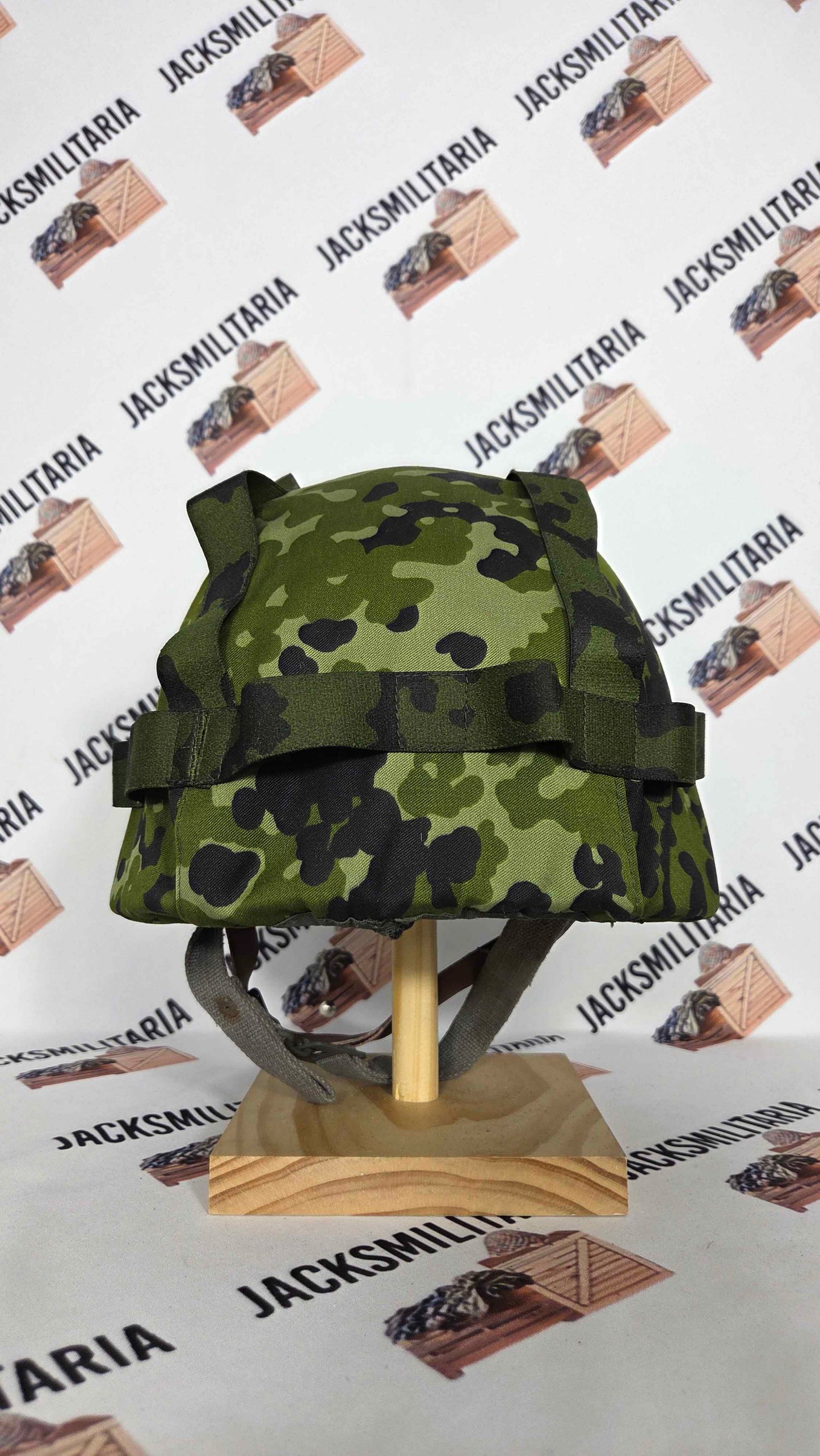 Danish Army M1 Helmet w/ Early M/84 Helmet Cover