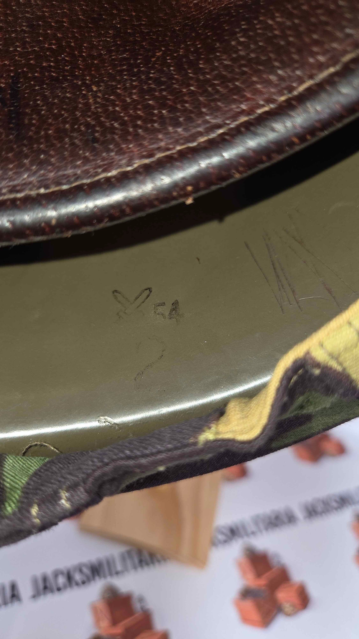 Czechslovakia Vz.53 Helmet w/ Mlok Cover & Band