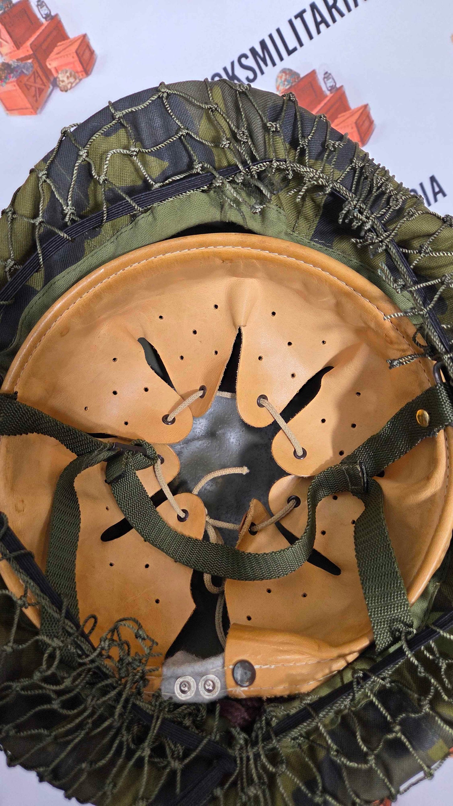 Czech Vz.53/80 Helmet w/ Vz.95 Cover & Net