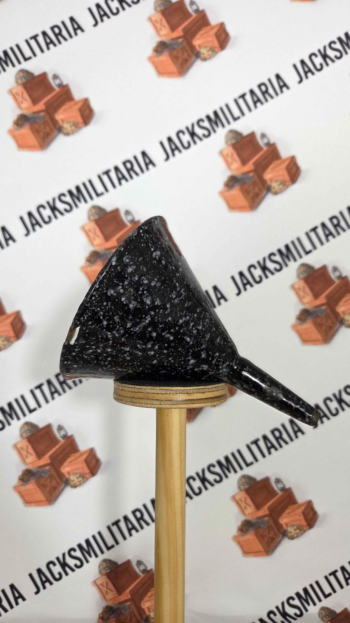 Funnel made from recycled WW2 Panzerfaust