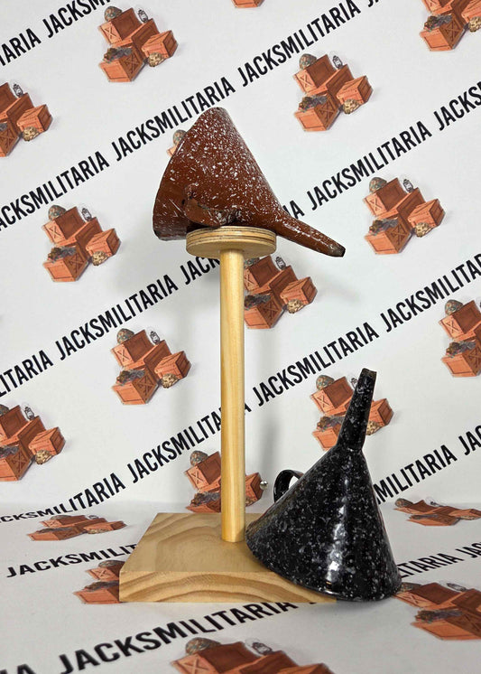Funnel made from recycled WW2 Panzerfaust