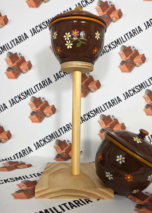 Sugar bowl made from recycled WW2 Panzerfaust