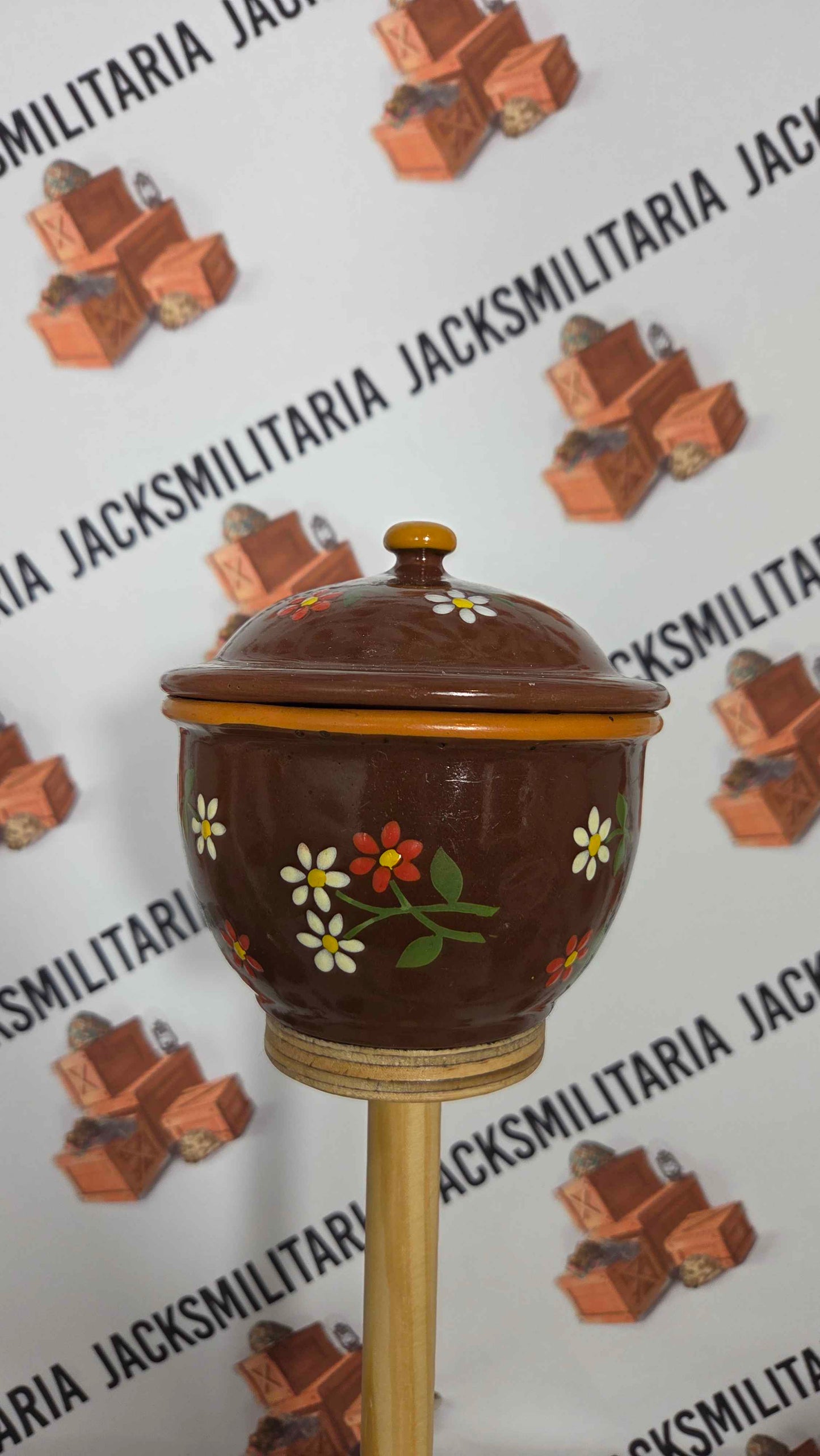 Sugar bowl made from recycled WW2 Panzerfaust