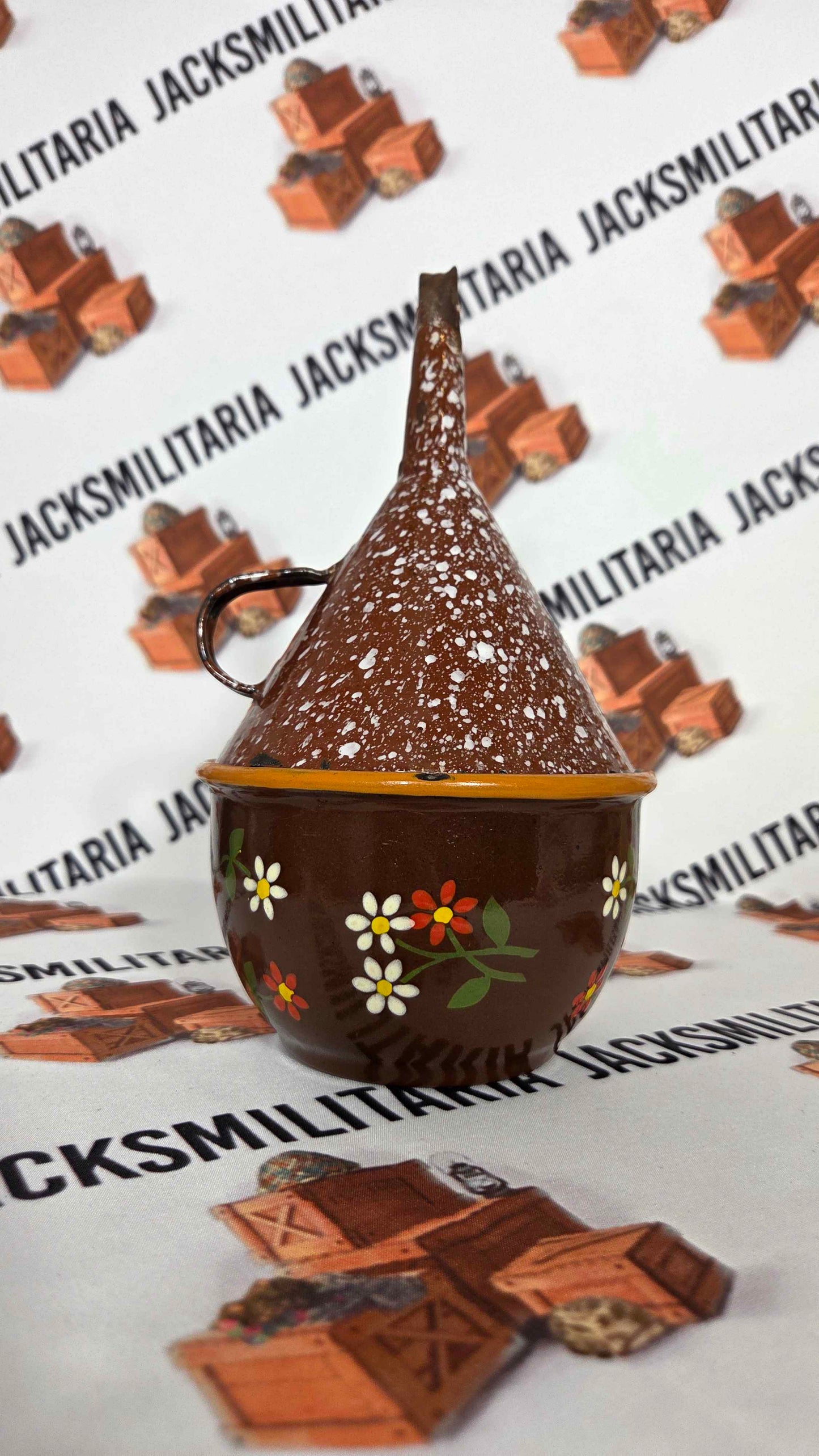 Sugar bowl made from recycled WW2 Panzerfaust
