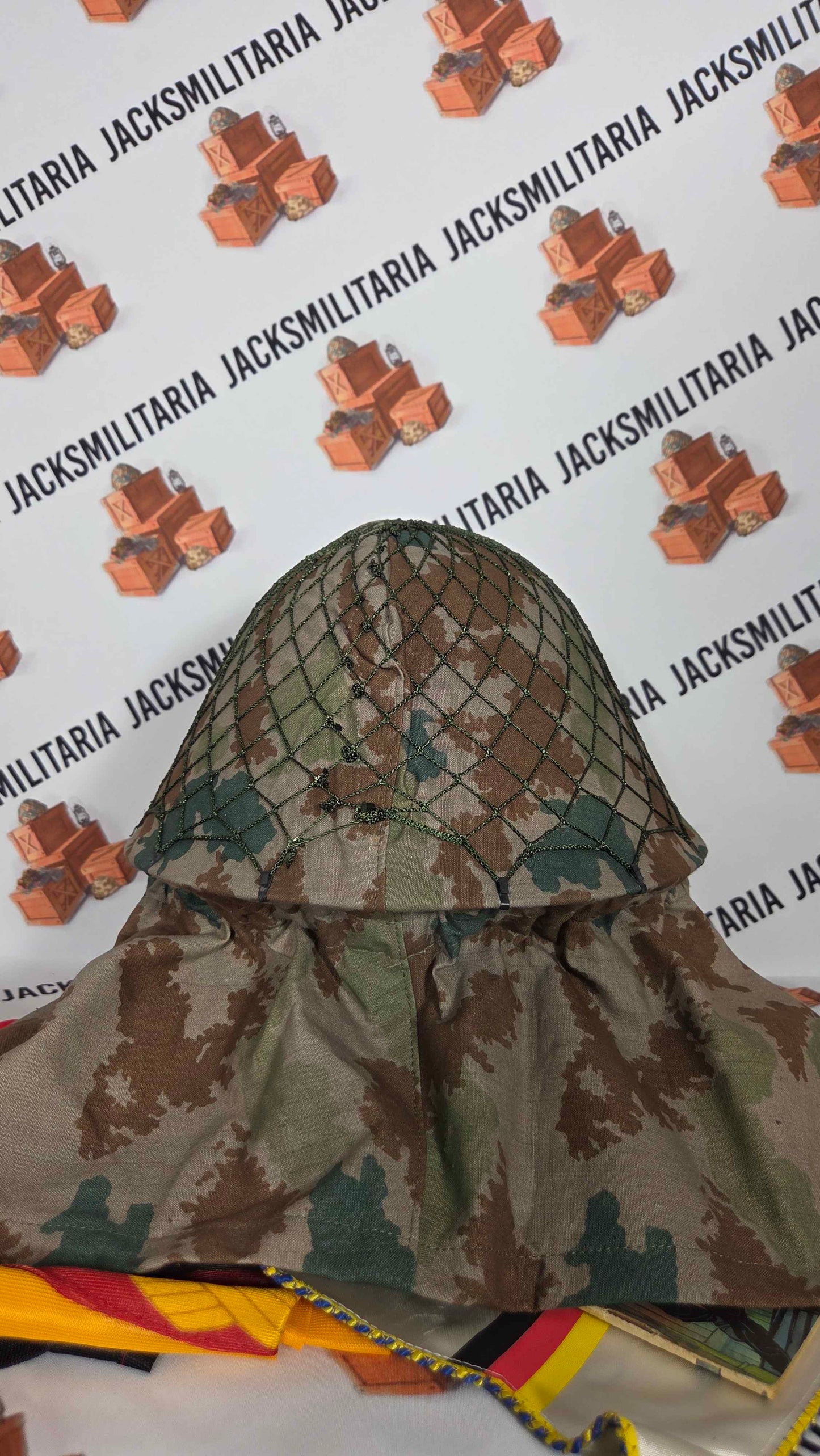 East German DDR Early M56 Helmet w/ Blumentarn Cover BUNDLE & LOT!