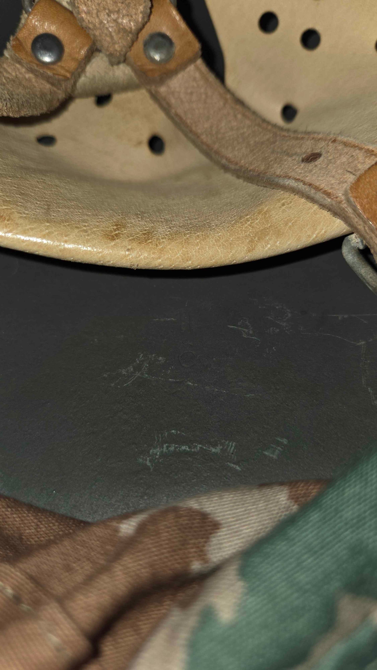 East German DDR Early M56 Helmet w/ Blumentarn Cover BUNDLE & LOT!