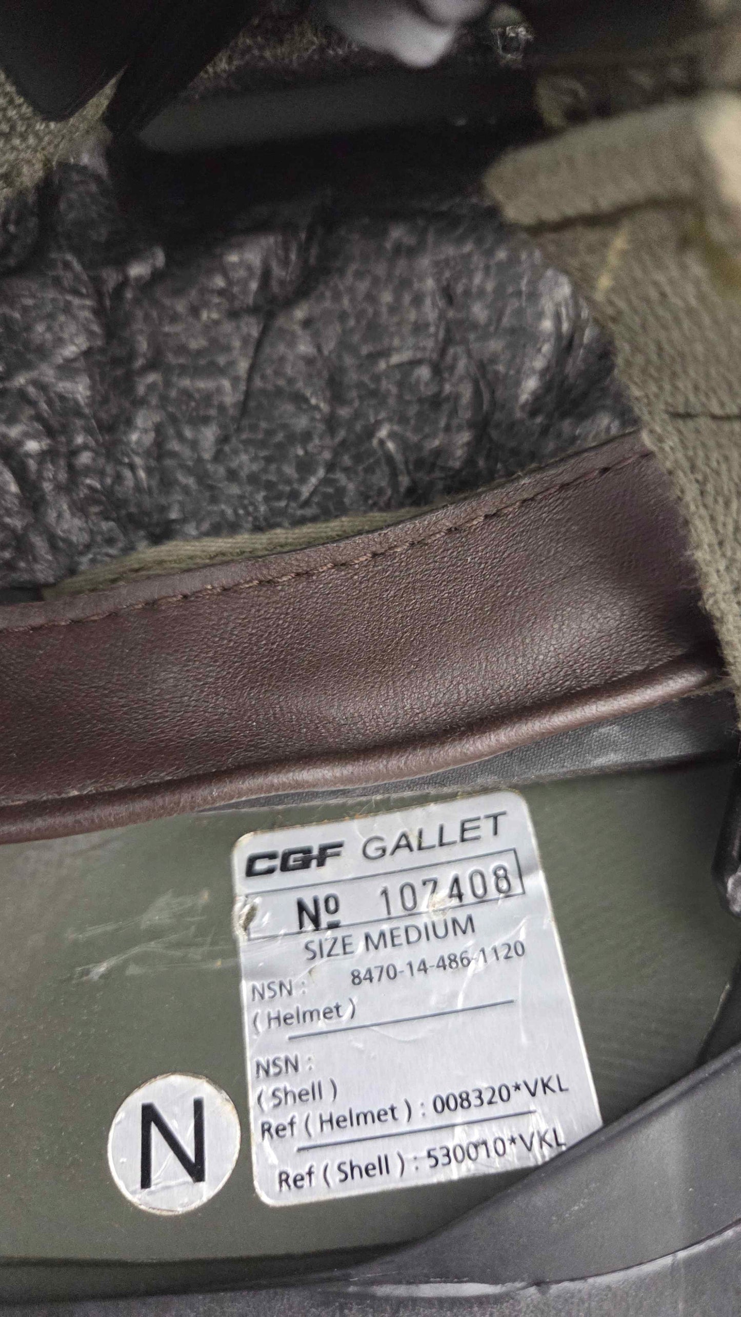 Danish CGF M92 Kevlar Helmet