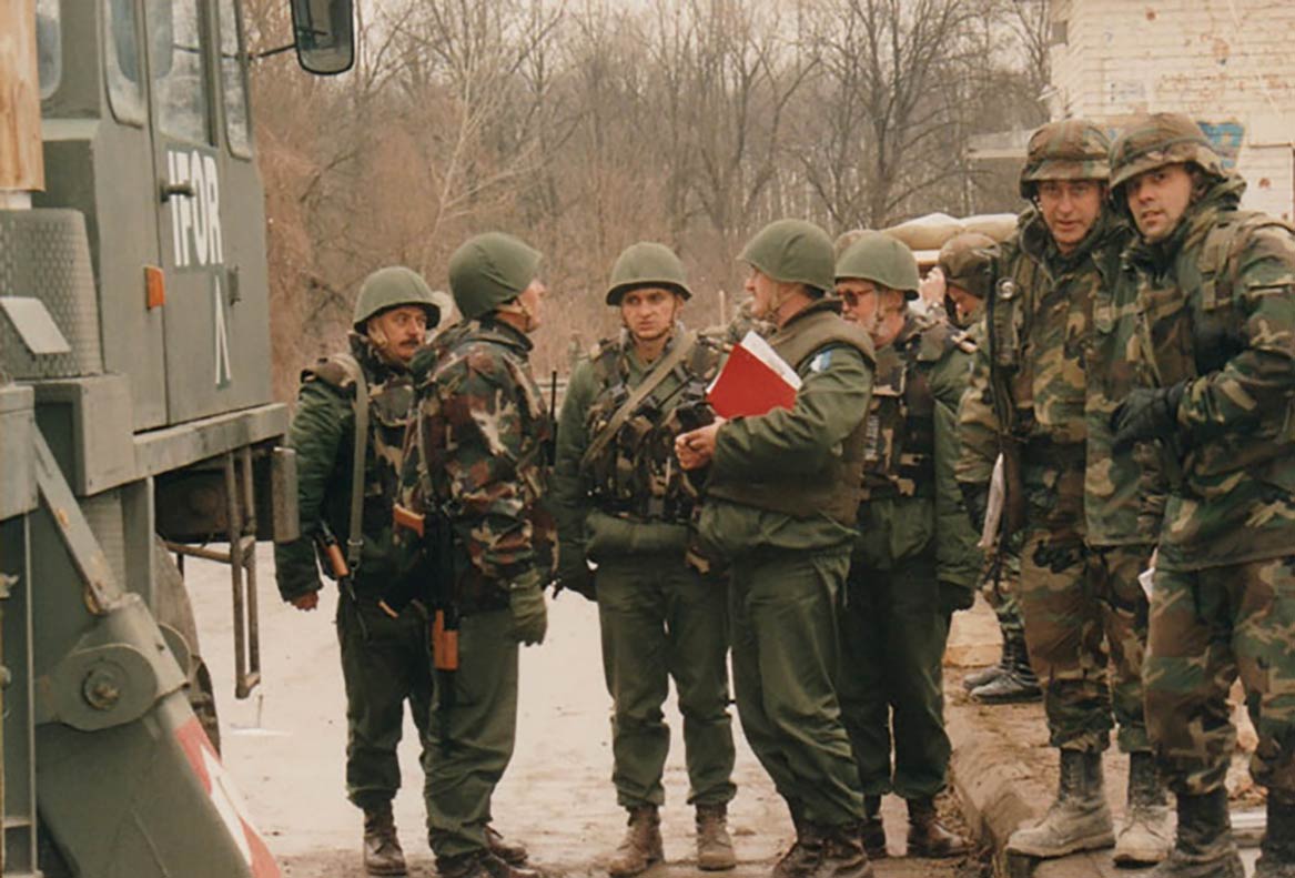 Hungarian NOS M90 Helmet w/ Green OD Camo Cover